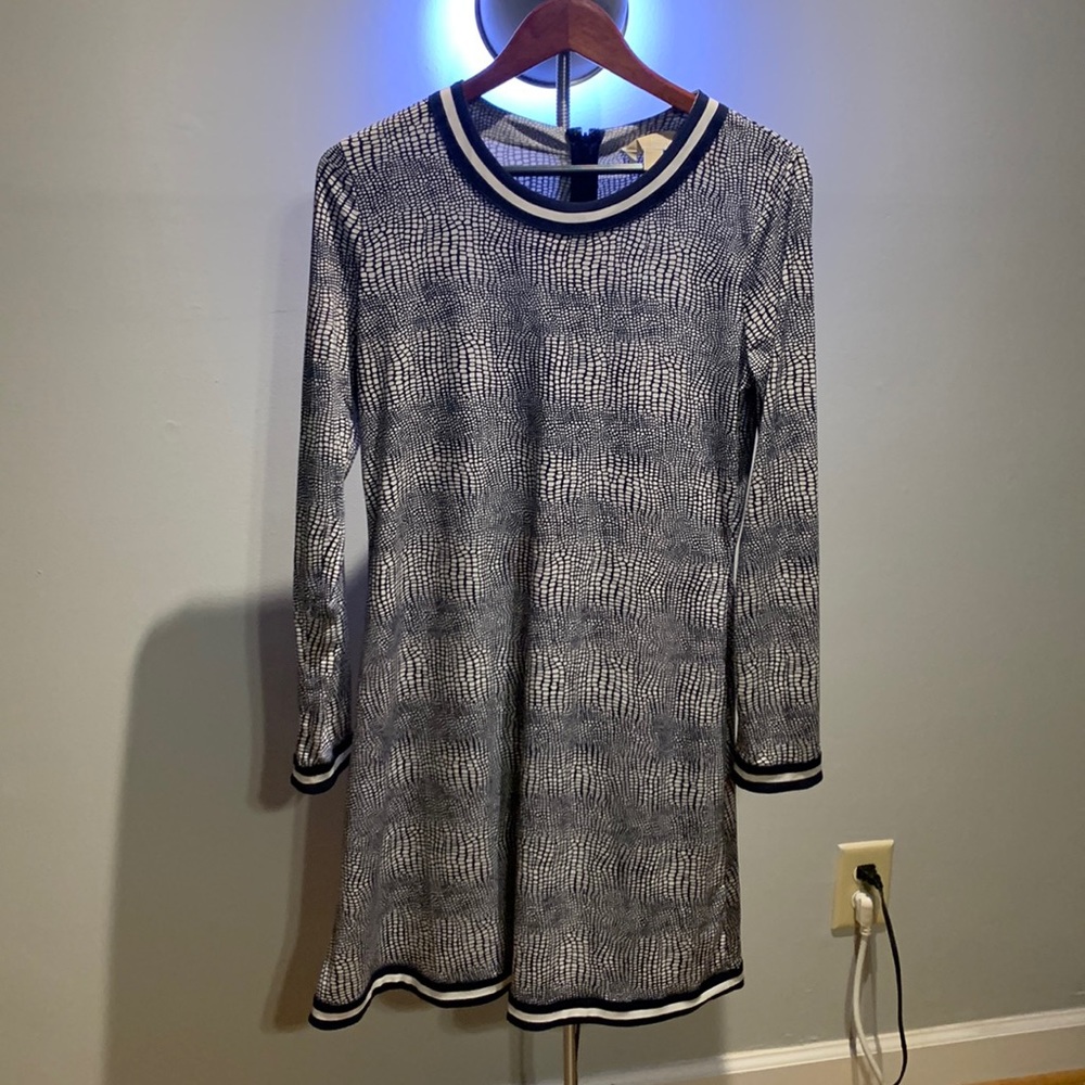 Michael Kors stretch long-sleeve dress.